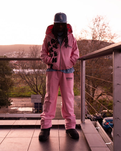 KayXKnighT Pink Zip-Up Set