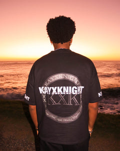 KayXKnighT Black Heavyweight 520gsm Tee